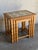 Vintage Oak Tile Top Nesting Tables Set of 3 Denmark Mid-Century Modern 1970s For Sale - Image 4 of 9