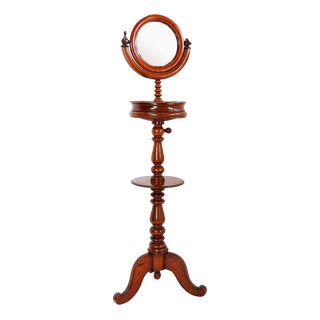 Psyche Barber Mirror in Mahogany For Sale
