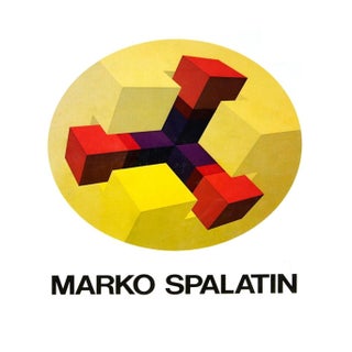 1979 Marko Spalatin 'Marko Spalatin Graphic Work 1968-1978' Yellow,Red Book For Sale