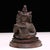 Late 19th Century Gilt Bronze Yellow Jambhala Statue, Buddhist Wealth Deity, 1.3kg For Sale - Image 4 of 9