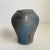 Late 20th Century Vintage Raku Studio Pottery Vase Iridescent Blue Gray Abstract For Sale - Image 5 of 10