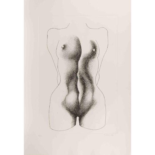 Etching realized by Giacomo Porzano in 1972. Hand signed and numbered in pencil. Edition of 100 in arab numbers and 20 in...