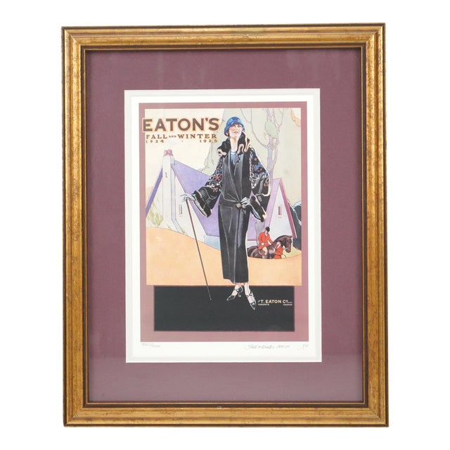 Eaton's Fall and Winter 1924-1925 Framed Print For Sale