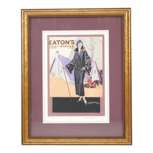 Eaton's Fall and Winter 1924-1925 Framed Print