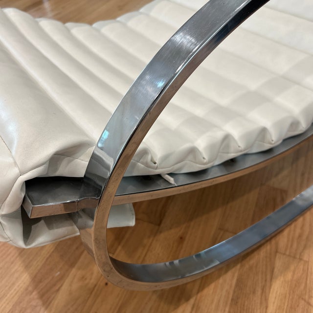 1970s Renato Zevi Ellipse Rocker by Selig For Sale - Image 10 of 10