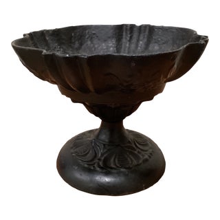 Vintage Cast Iron Mantle Table Top Planter Urn For Sale