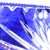 Blue Large 1960s Blue Cut to Clear Bowl With Flower Design For Sale - Image 8 of 12