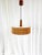 Mid-Century Scandinavian Teak Pendant Disc, 1965 For Sale - Image 14 of 14