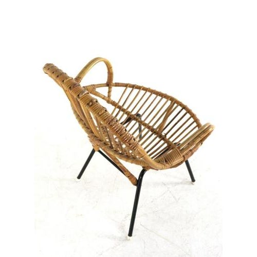 Rattan Chairs & Coffee Table, Set of 4 For Sale - Image 14 of 16