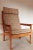 Wood H680/690 Series Solid Oak Armchair & Stool Set by Bernt Petersen for Schiang, 1960s For Sale - Image 7 of 9