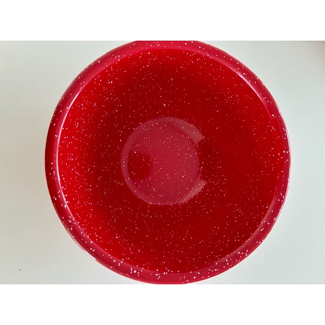 Pottery Barn Pottery Barn Enamel Dinner Set of 10 Plates and Bowls For Sale - Image 4 of 7