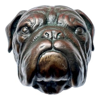 Mid 20th Century Solid Bronze Door Knocker For Sale