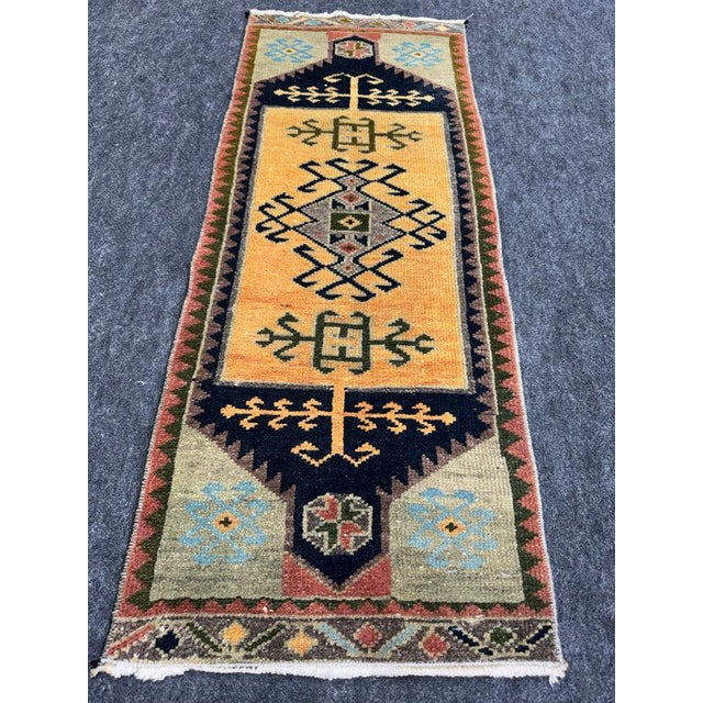 Turkish Yastik Rug 1'4" x 3'4" #24211 Explore a curated collection of hallway runners, wool rugs, and handmade...