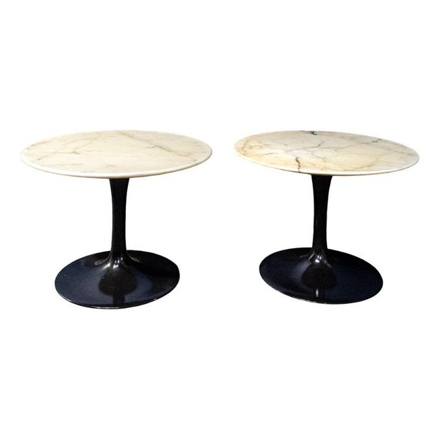 1980s Marble Coffee Tables by Eero Saarinen, Set of 2 For Sale - Image 5 of 5