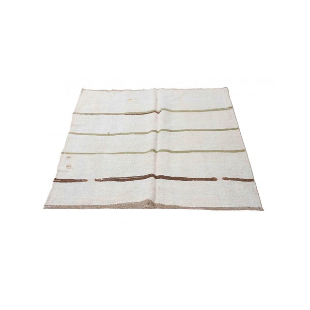 Handwoven vintage hemp kilim rug from Yozgat region of Turkey. Approximately 50-60 years old. In very good condition. Rare...