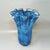 Glass Italian Fazzoletto Murano Glass Vase by Dogi, 1970s For Sale - Image 7 of 7