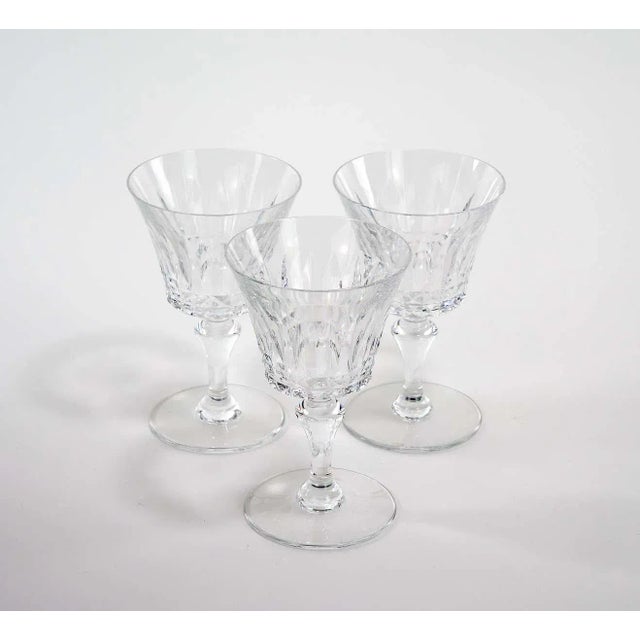 Mid 20th Century Tall Baccarat Crystal Barware / Tableware Service- Set of 12 For Sale - Image 9 of 12