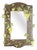 Carved Wooden Mirror with Vine Decoration, 20th Century For Sale