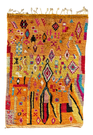 Vintage Moroccan Berber Wool Rug, 1990