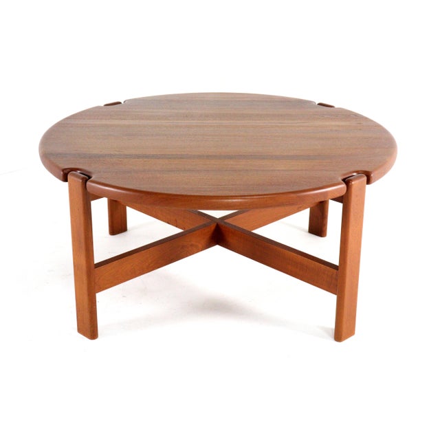 Teak Coffee Table attributed to Niels Bach, 1960s For Sale - Image 3 of 7