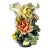 French Majolica Barbotine Floral Vase For Sale