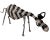 50s Large Vintage Handmade African Modern Abstract Art Telephone Wire Zebra Sculpture For Sale - Image 13 of 13