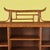 1970s Faux Tortoise Hand-Painted Pagoda Desk With Hutch For Sale - Image 4 of 5