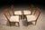 Rino Levi Set of 4 Chairs in Caviuna & Leather, Rino Levi, 1960s For Sale - Image 4 of 11