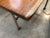 Contemporary Mahogany Free Edge Table With Leather Wrapped Legs For Sale - Image 3 of 13