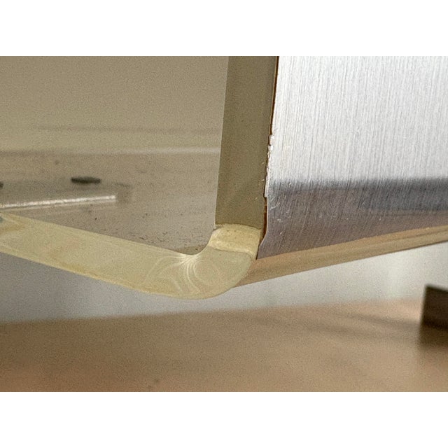 1970s Lucite and Chrome Magazine Holder Attributed to Milo Baughman For Sale - Image 11 of 12