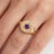 Make a refined statement with this elegant Amethyst Starburst Signet Ring, expertly crafted in a luxurious gold finish. At...