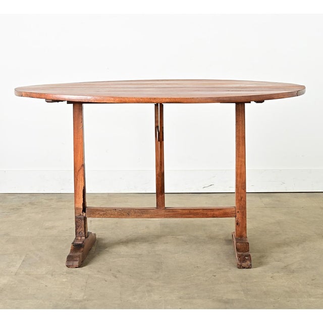 French 19th Century Walnut Wine Taster's Table For Sale - Image 14 of 15