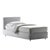 Merkurio single bed designed by Rodolfo Dordoni and produced by Flou in 2010. The structure has traditional shapes...