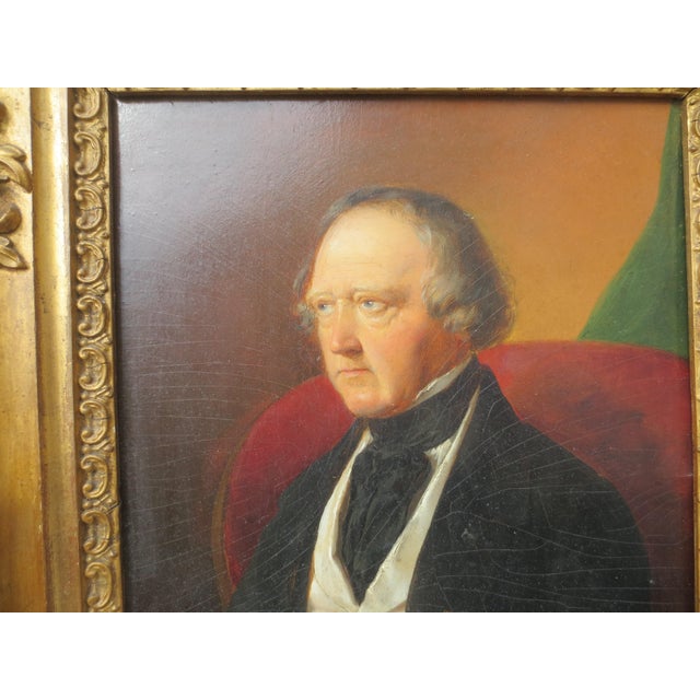 Antique Portrait British Gentleman Portrait For Sale - Image 10 of 10