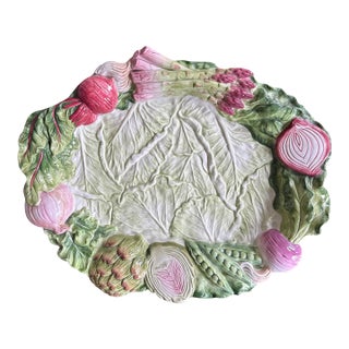 FItz and Floyd French Market Style Ceramic Platter For Sale