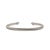 Early 21st Century David Yurman Classic Cable Silver & 18k Gold 4mm Amethyst Cuff Bangle Bracelet For Sale - Image 5 of 8