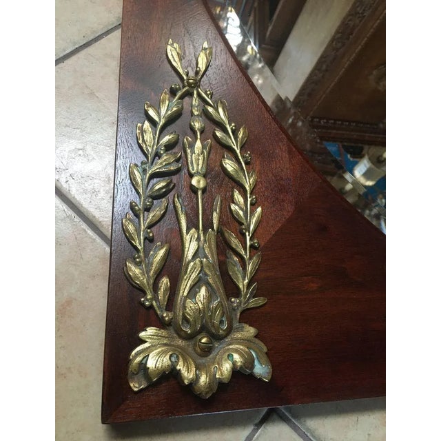 1920s Mirror with Walnut Frame, 1918 For Sale - Image 5 of 18