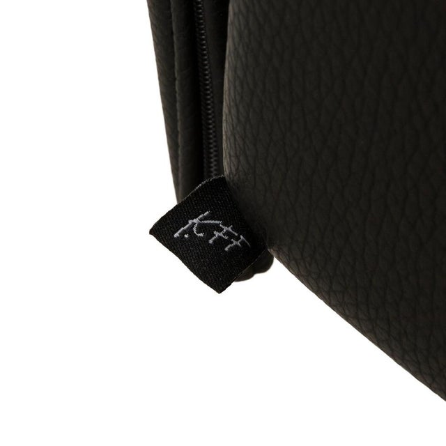 Black Black Leather and Metal Cantilever Chairs from KFF, Set of 6 For Sale - Image 8 of 14