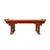 Chinese Distressed Red Treasures Graphic Rectangular Stand Display For Sale In San Francisco - Image 6 of 12