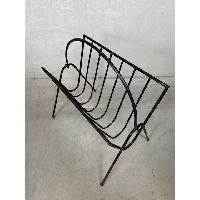 1950s Vintage Industrial Magazine Racks, 1950s, Set of 2 For Sale - Image 5 of 11