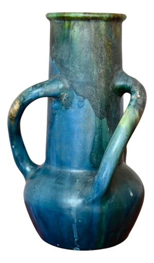 Large Art Nouveau Vase with Rotating Handles by Charles Maes, 1900s