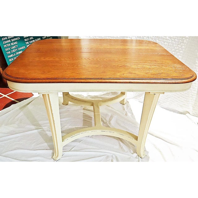 1900s French Country Antique Dining Table For Sale In West Palm - Image 6 of 11