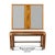 Karl Springer Art Deco Inspired Herringbone Parquet Top Gold Trim Oak Console Table For Sale - Image 4 of 9