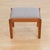 Mid Century Vanity Stool in Mahogany For Sale In Los Angeles - Image 6 of 7