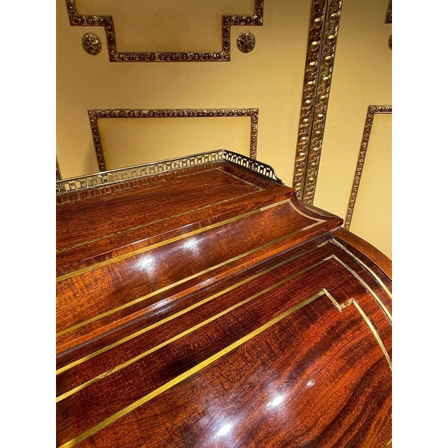 French Roll-Up Secretaire in Transition Style, 1890s For Sale - Image 9 of 18