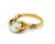 Mid 20th Century Carrera y Carrera Diamond Pearl Claw Ring 18K Yellow Gold Size 6.5 For Sale - Image 4 of 10