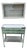 Vintage Dentist's Table and Shelf, 1950, Set of 2 For Sale