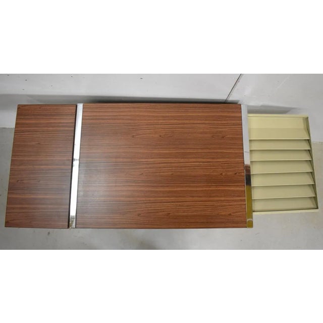 1970s Small Chromed Metal & Formica Desk from DUO, 1970s For Sale - Image 5 of 18