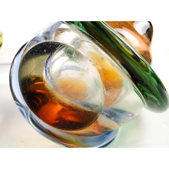 Vase by Hanna Machanovska for Mstisov Glassworks, Czechoslovakia, 1960s, in Worn conditions. Designed 1960 to 1969 This...