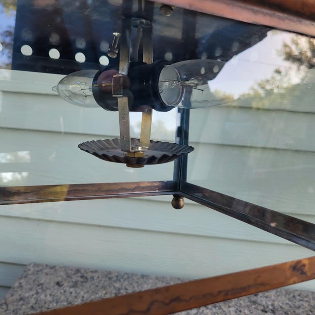 Indoor/Outdoor Colonial Metalcraft Federal Ceiling Light in Copper For Sale - Image 10 of 18